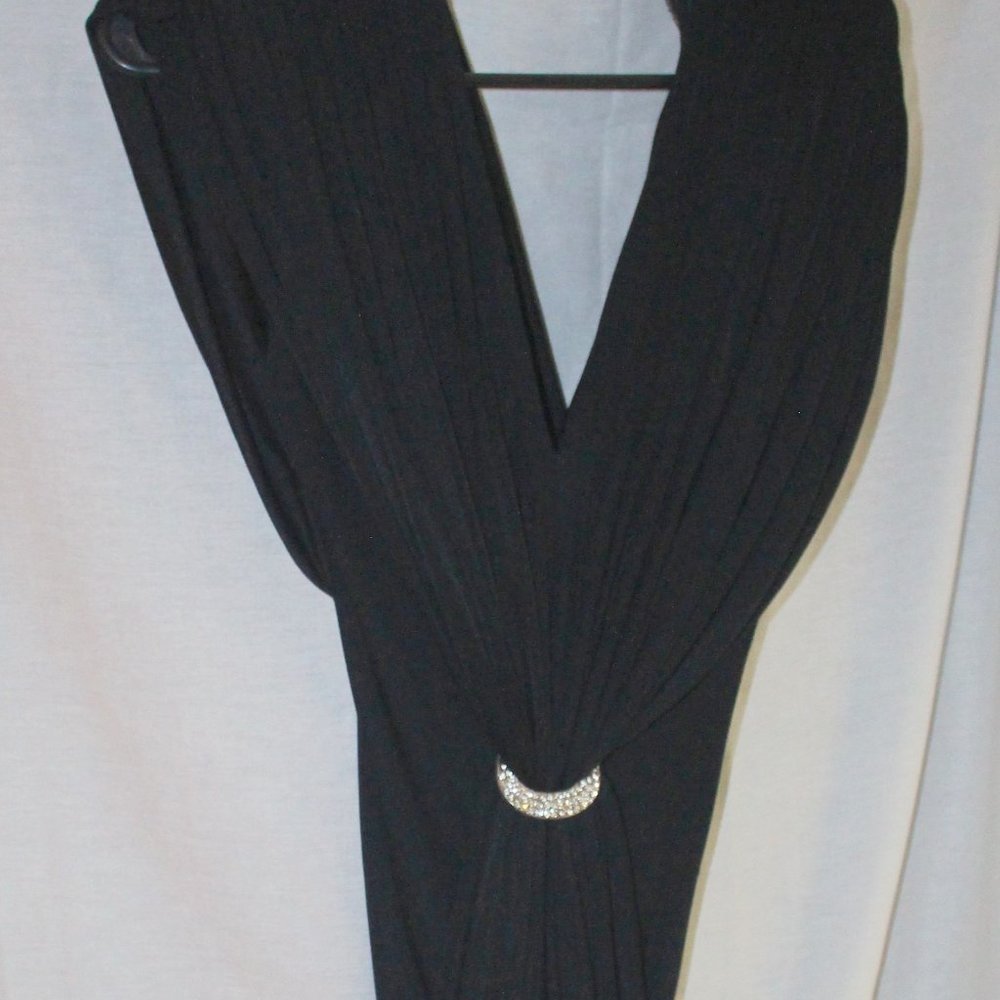 Cocktail Dress with Rhinestone Accent